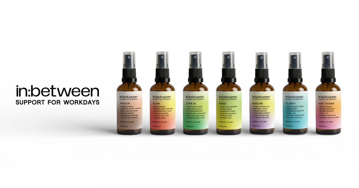 inBetween | Essential oil mists for modern work – InBetween