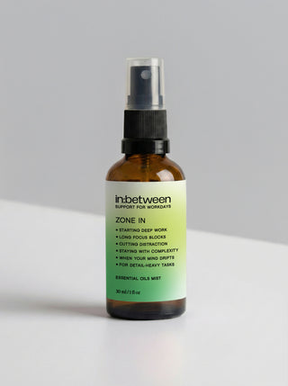 Zone In  - Grounded focus and deep work - 50ml